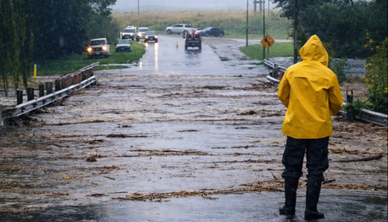 Sierra de la Ventana sin acceso por la crecida del arroyo San Bernardo