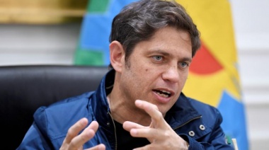 Kicillof destacó que la obra en el Salado, "la hace el Estado o no la hace nadie"