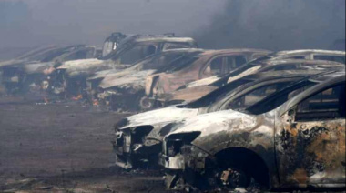 Bahía Blanca: un incendio arrasó un depósito judicial y provocó graves pérdidas materiales