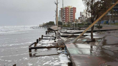 Monte Hermoso pidió fondos urgentes para reconstruir la ciudad tras el temporal